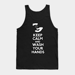 Keep Calm and Wash Your Hands Coronavirus Tank Top